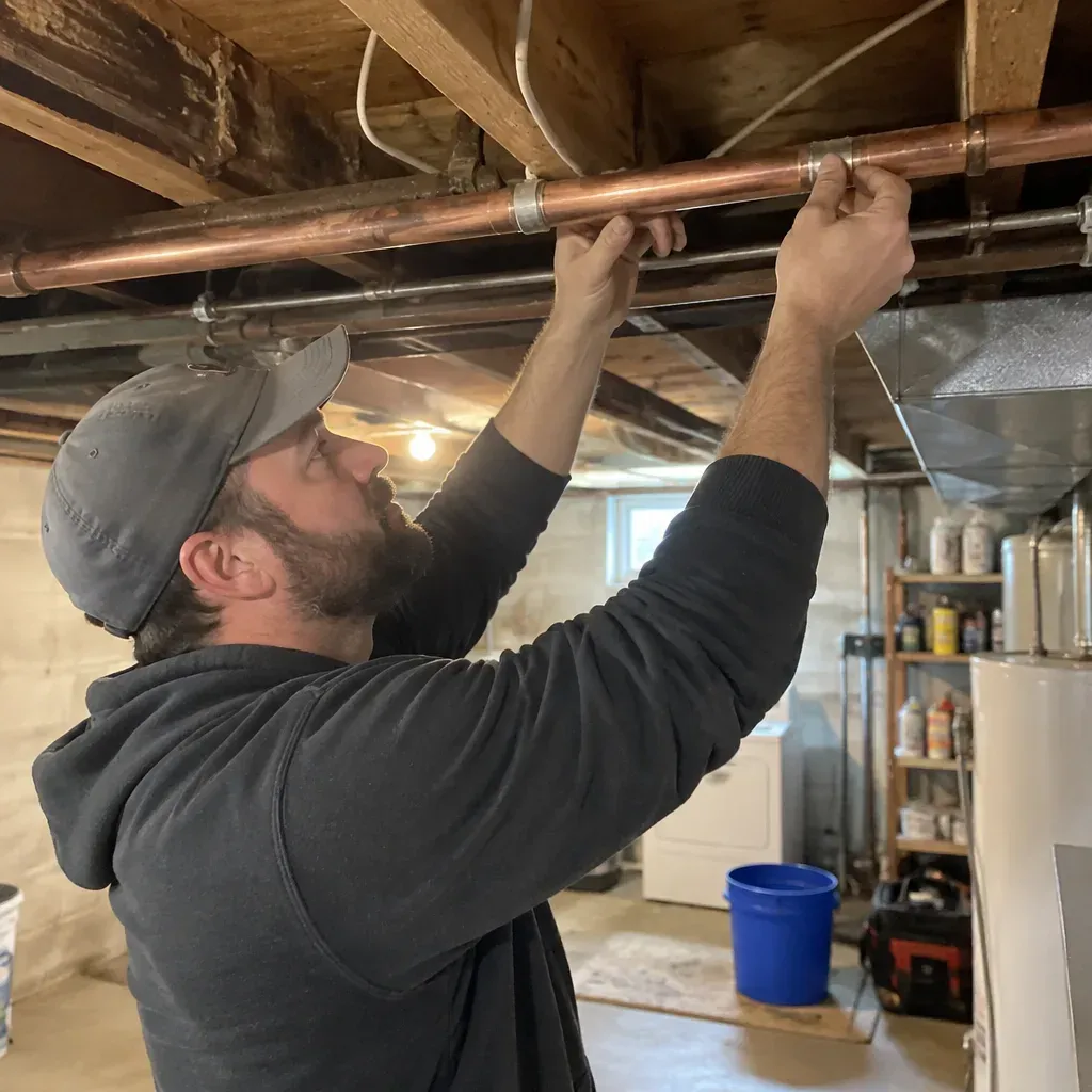 Copper Pipe Burst Repair damaged pipe in Boulder, CO